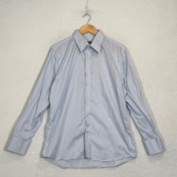 H.M. Cole Other - H.M. Cole Blue Striped Custom Button Down Shirt Large